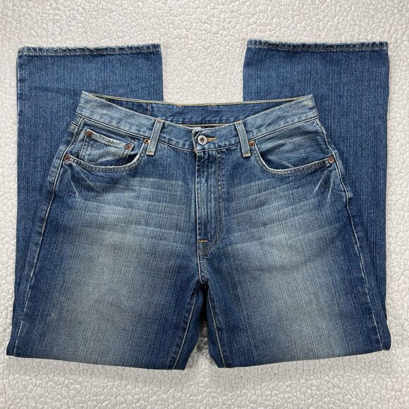 Lucky Brand Dungarees Bootcut Jeans Men’s 32 (Actual 30x28) Western Workwear Y2K - Picture 1 of 14